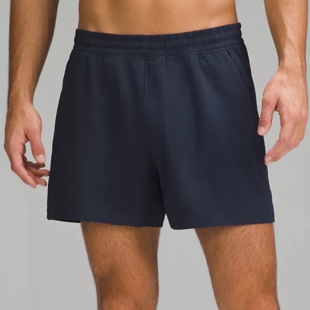 Lululemon Pace Breaker Running Shorts Small 5" Navy Blue